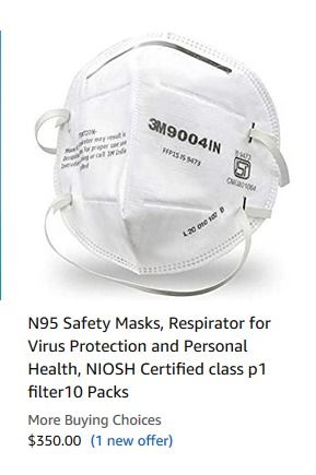 亞馬遜打擊哄抬物價(jià)？用戶質(zhì)疑 為何我仍買下35美元一只的口罩廣告